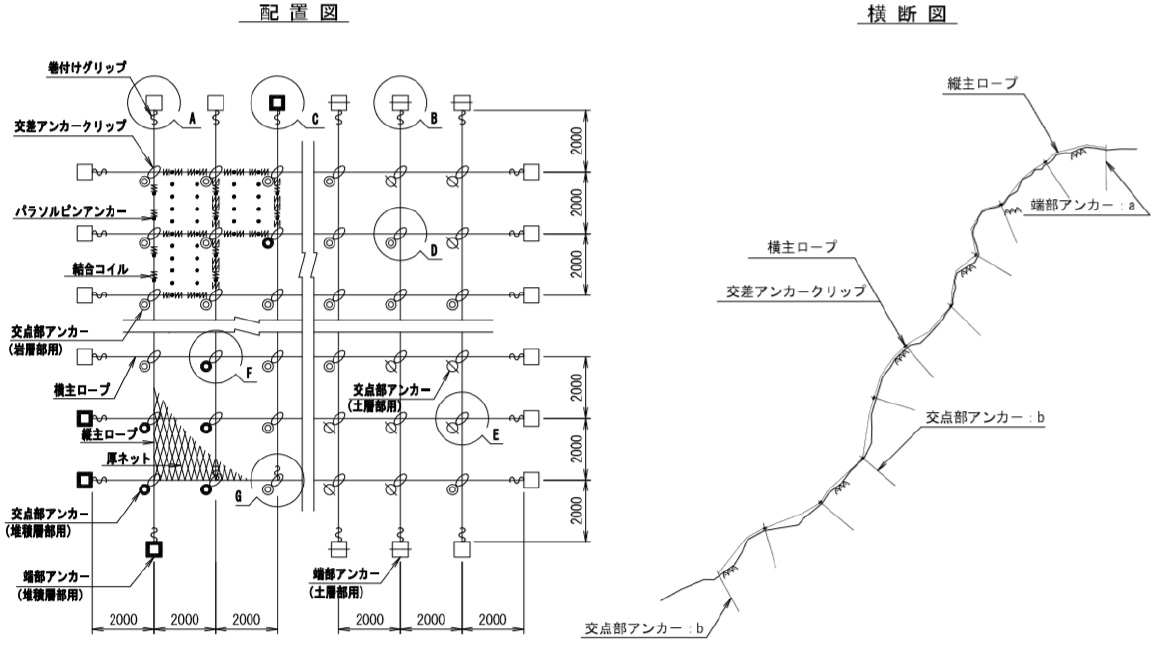 配置図・横断図